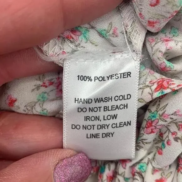 Harlow & Graham Floral Flowy Top Women’s Size Small - Picture 6 of 6